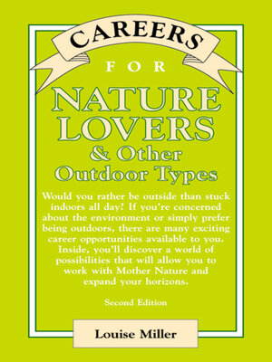 cover image of Careers for Nature Lovers & Other Outdoor Types